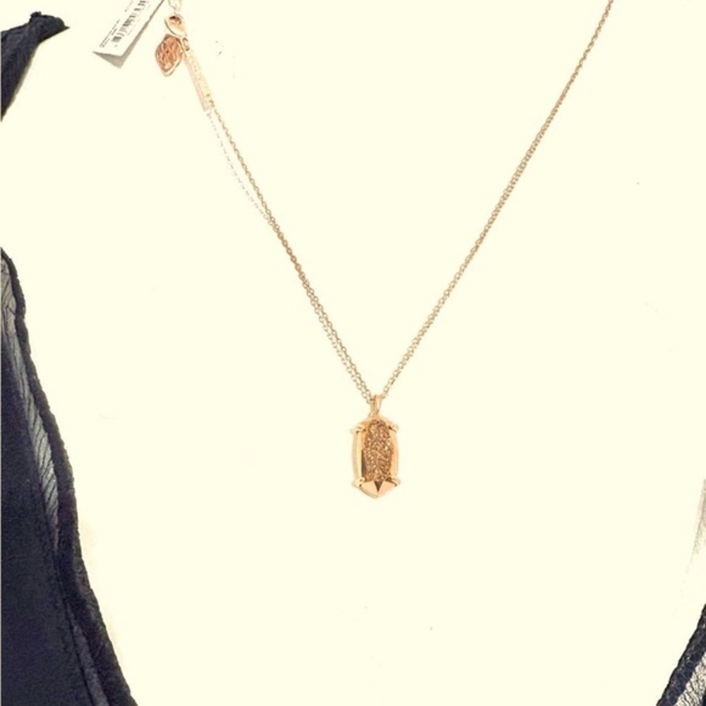 Kendra Scott Harrison Drusy in Rose Gold NWT (Retail $80) FIRM PLEASE :) - Picture 2 of 7